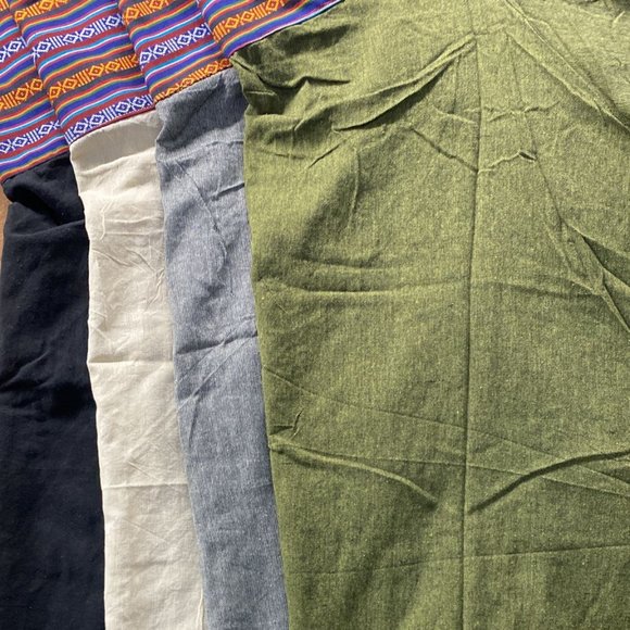 Bhutani Cotton Waist Wide-Leg Flare Pants - Solid (Gray) - Picture 1 of 3